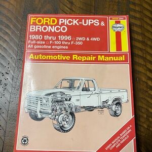 Haynes 36058 (880) Ford Pickups and Bronco 1980-1996 Automotive Repair Manual